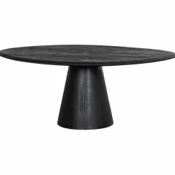 Woood Posture salontafel hout zwart ø120cm