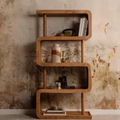 Woood Rattle open kast hout naturel