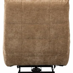 Woood Relaxfauteuil Hein geweven rib lichtbruin
