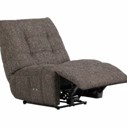 Woood Relaxfauteuil Hein melange antraciet/bruin