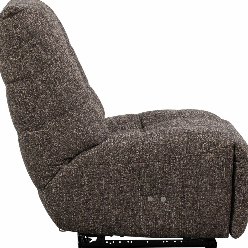 Woood Relaxfauteuil Hein melange antraciet/bruin