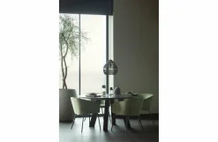 Woood Rhonda Xl Eetkamertafel Ø150cm Eiken Blacknight [fsc]