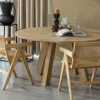 Woood Rhonda Xl Eettafel Ø 150cm Eiken Naturel [fsc]