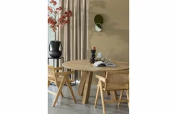 Woood Rhonda Xl Eettafel Ø 150cm Eiken Naturel [fsc]