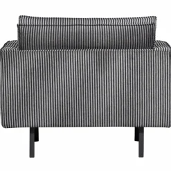 Woood RODEO fauteuil streep zwart/grijs