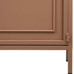 Woood Ronja vitrinekast xl metaal military brown