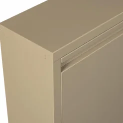 Woood SABINE 3-VAKS schoenenkast metaal zand