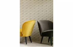 Woood Sara Fauteuil Fluweel Warm Groen