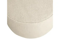 Woood Sara Poef Laag Bouclé Crème 36 x Ø60