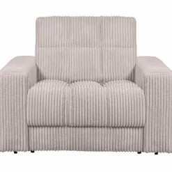 Woood Second date fauteuil grove ribstof naturel