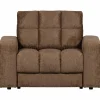 Woood Second date fauteuil structure velvet brass