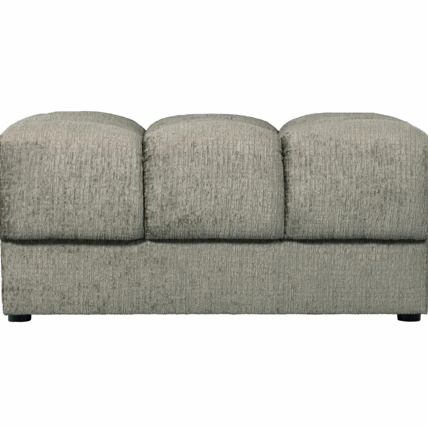Woood Second date hocker structure velvet frost