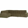 Woood Second date hoekbank links vintage groen