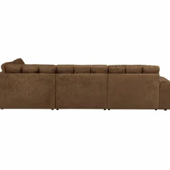 Woood Second date hoekbank rechts structure velvet brass