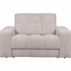 Woood Second date loveseat grove ribstof naturel
