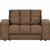 Woood Second date loveseat structure velvet brass