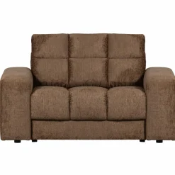 Woood Second date loveseat structure velvet brass