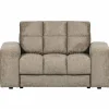 Woood Second date loveseat structure velvet wheatfield