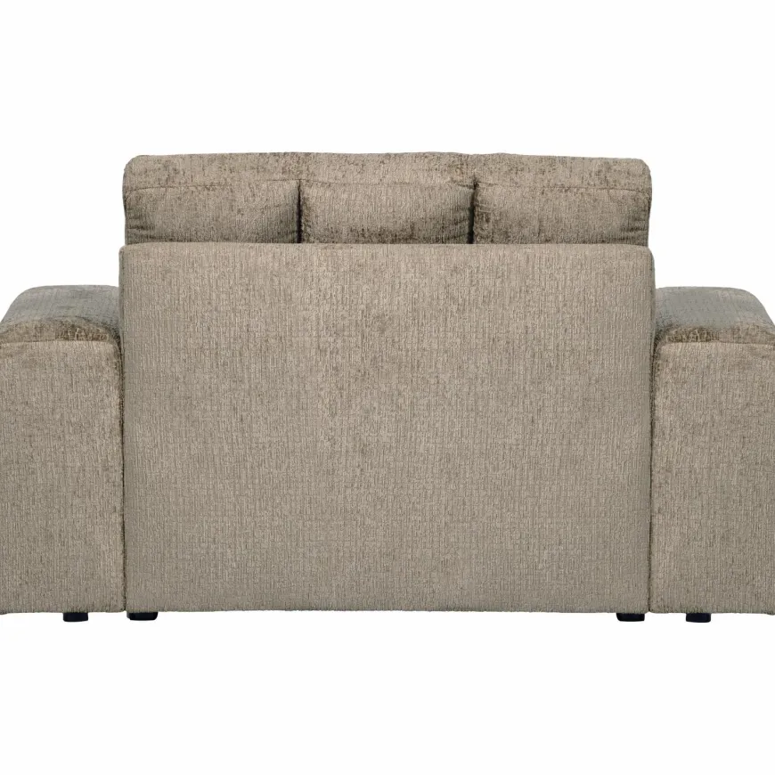 Woood Second date loveseat structure velvet wheatfield