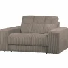 Woood Second date loveseat grove ribstof mud