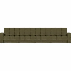 Woood Second date 4-zits bank vintage groen