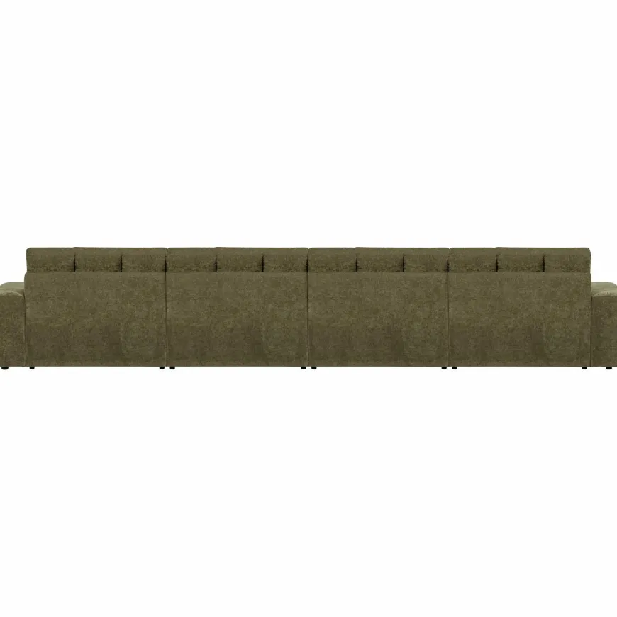 Woood Second date 4-zits bank vintage groen
