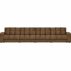 Woood Second date 4-zits bank structure velvet brass