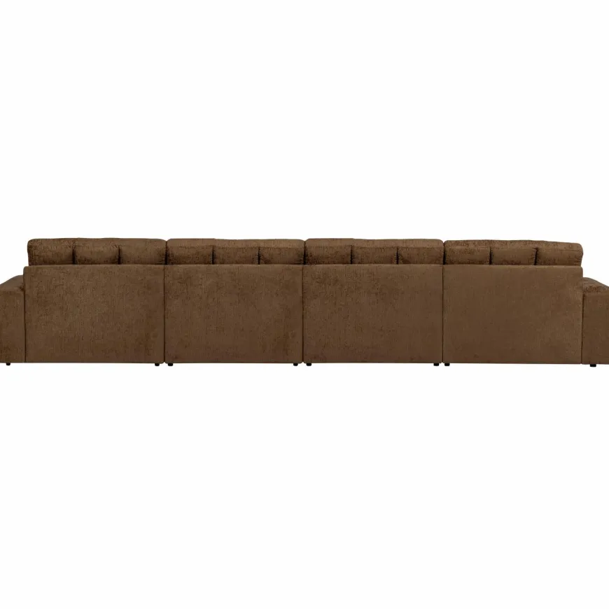 Woood Second date 4-zits bank structure velvet brass