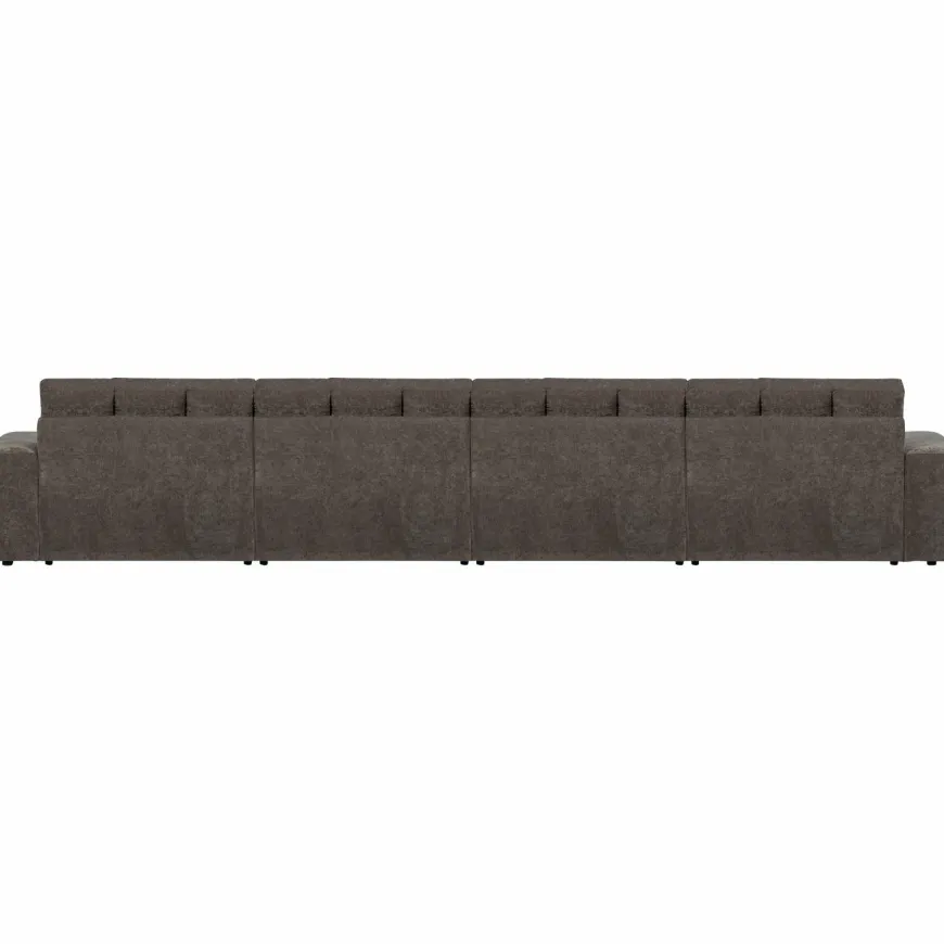 Woood Second date 4-zits bank vintage warm grijs