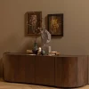 Woood Sense dressoir 4-deurs mango walnoot