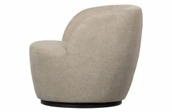 Woood Serra Draaifauteuil Geweven Stof Zand