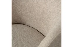 Woood Serra Draaifauteuil Geweven Stof Zand