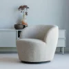 Woood Serra Draaifauteuil Naturel Melange