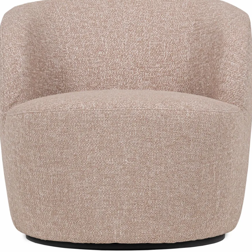 Woood Serra Draaifauteuil Naturel Melange
