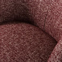 Woood Serra Draaifauteuil Bordeauxrood Melange
