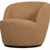 Woood Serra draaifauteuil melange stof curry
