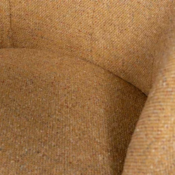 Woood Serra draaifauteuil melange stof curry