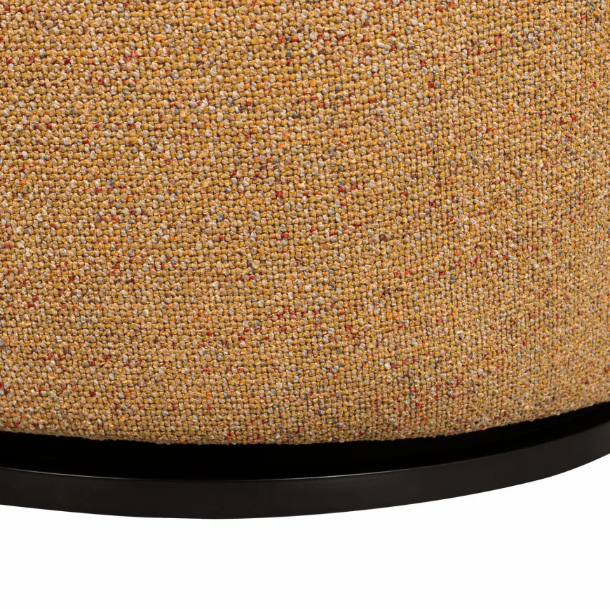 Woood Serra draaifauteuil melange stof curry