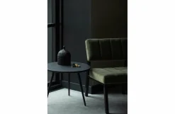 Woood Set van 2 - Suze Bijzettafels Hout/metaal Zwart