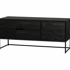 Woood Silas tv meubel 120cm essen blacknight [fsc]