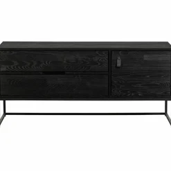 Woood Silas tv meubel 120cm essen blacknight [fsc]