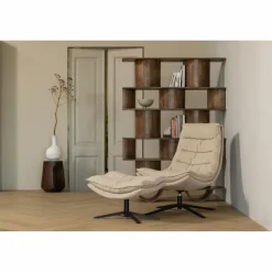 Woood Sinne boekenkast mango hout walnoot 180x130cm