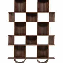 Woood Sinne boekenkast mango hout walnoot 180x130cm