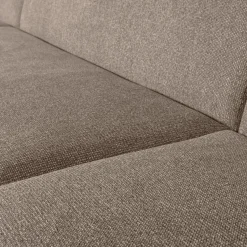 Woood Sloping u-vorm bank lichtbruin melange