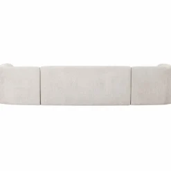 Woood Sloping u-vorm bank pearl melange
