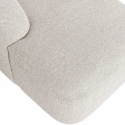 Woood Sloping u-vorm bank pearl melange