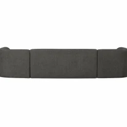 Woood Sloping u-vorm bank grijs/zwart melange