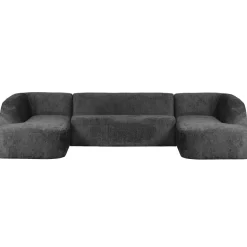 Woood Sloping u-vorm bank structure velvet mountain