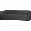Woood Sloping 3-zits bank structure velvet mountain