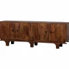 Woood Staes dressoir 4-deurs mango hout walnoot